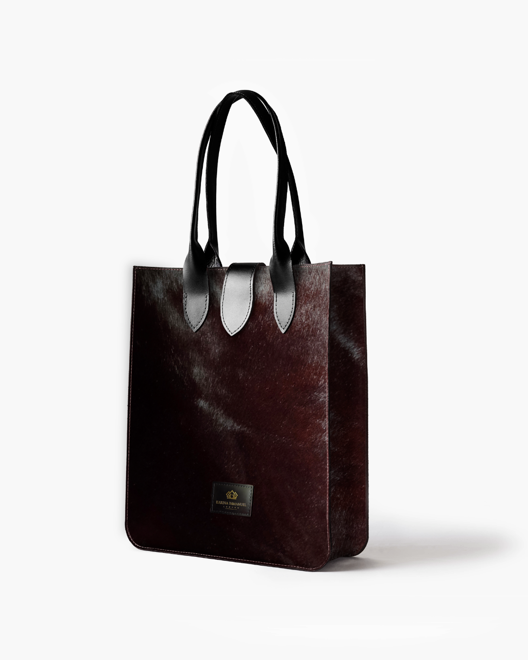 Deep Burgundy Pony Atelier Day Bag
